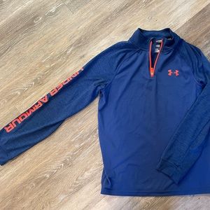 Under Armor Heat Gear quarter zip long sleeve - size L